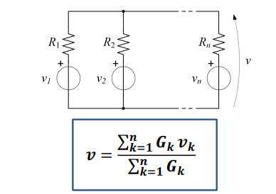 Metodo di analisi dei circuiti, esempio di applicazione del teorema di millman